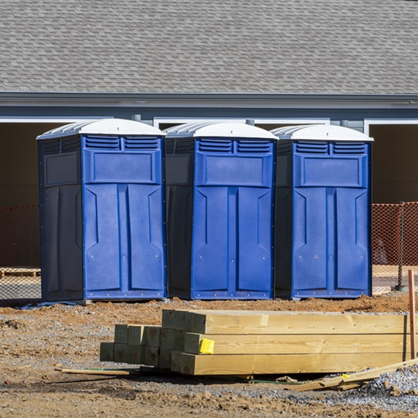 how can i report damages or issues with the portable restrooms during my rental period in Thorp Washington